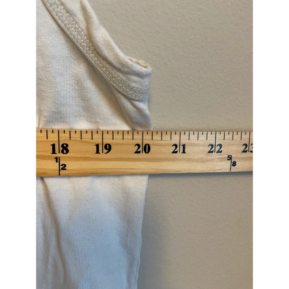 MHL Margaret Howell Organic Cotton Sleeveless Crew Neck Tank Top Size Medium - Picture 5 of 8